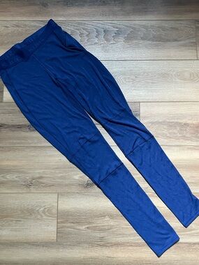 Kuhl 6245 akkomplice royal blue pull on leggings base layer pants Small